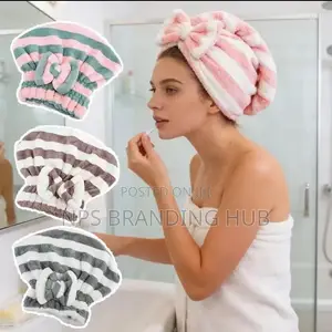 Coral Fleece Hair Cap