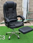 Luxury Managerial Executive Office Chair with Footrest - 2