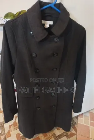 H&M Long Trench Coat - Gray