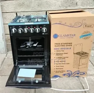 Glamstar 3 Gas + 1 Hotplate Standing Cooker 50x55cm