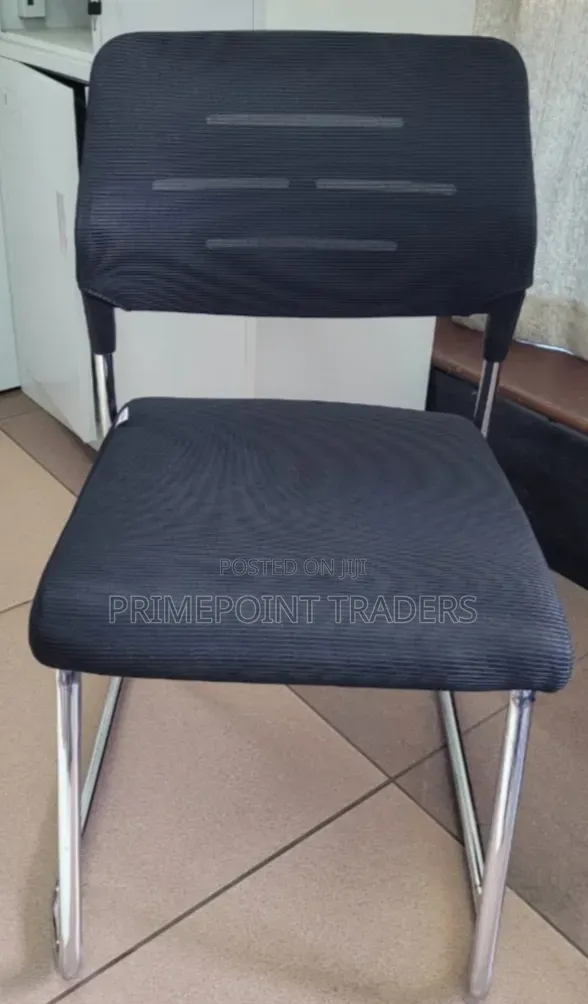 Premium Executive Leather Office Waiting Chair - 1