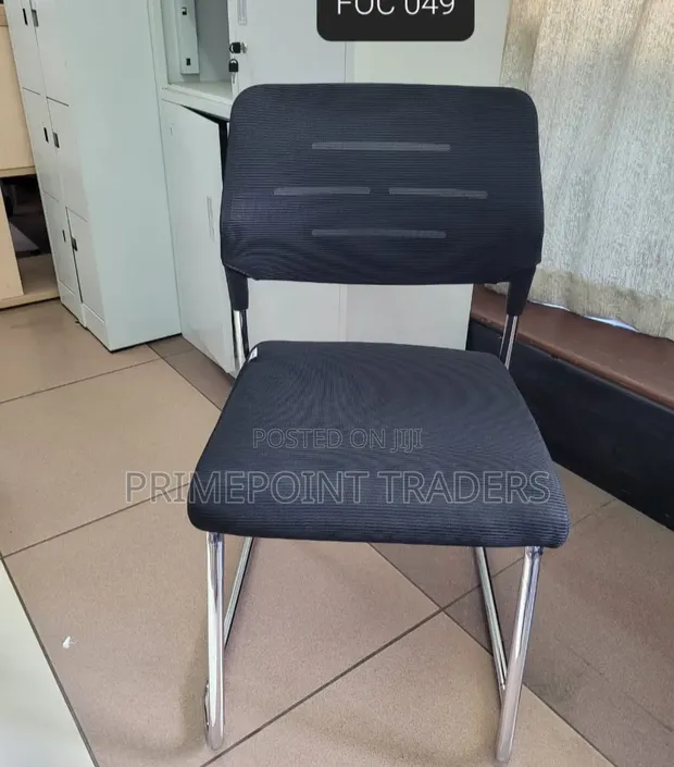 Modern Executive Leather Reception Chair - 1
