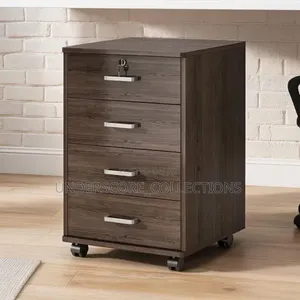 Minimalist Wooden Multi-Purpose Cabinet with Lock