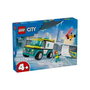 LEGO City Emergency Ambulance and Snowboarder (4+)