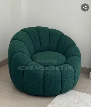 Elegant Round Upholstered Bubble Sofa Chair