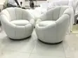 Elegant Round Upholstered Bubble Sofa Chair - 5