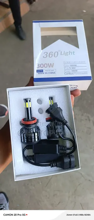H11 Headlight Bulb with Cooling Fan & CANbus