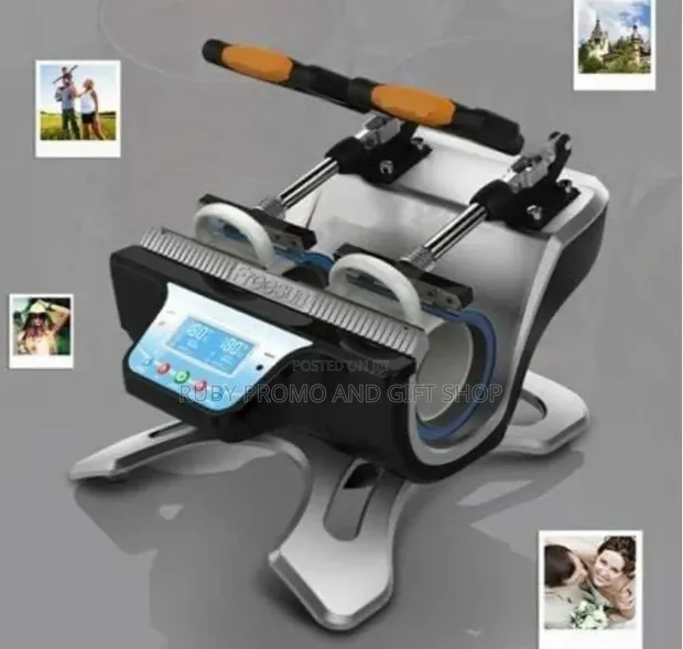Mini Automatic Double Station Mug Heat Press Machine - 1