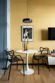 Luxury Round Marble Dining Set with 4 Heavy Duty Chairs - 5