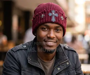 Chrome Hearts Ribbed Distressed Beanie