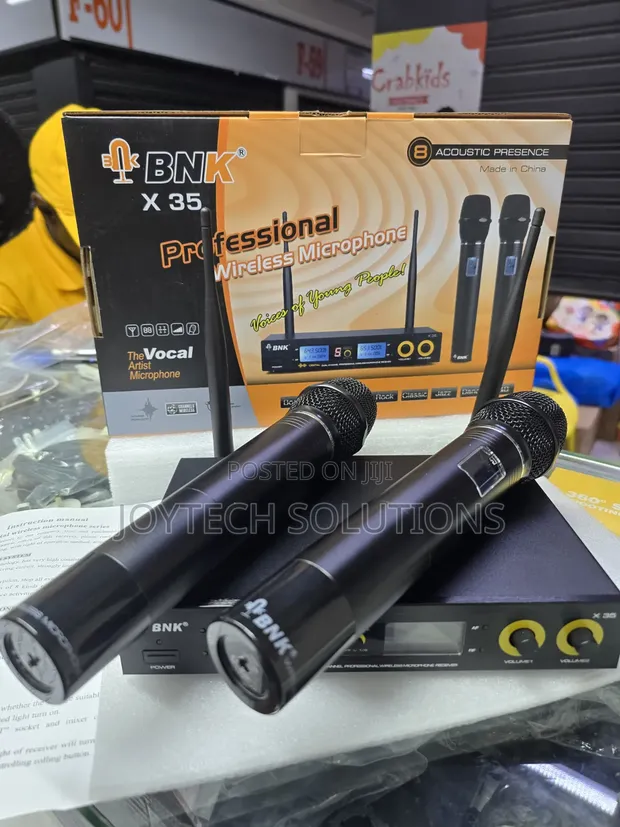 BNK X35 Professional Wireless Microphone System | Dual Handheld - 1