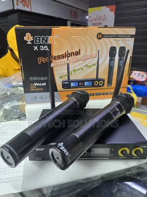 BNK X35 Professional Wireless Microphone System | Dual Handheld