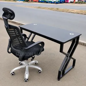 Boss Office Products Office Table & Chair Set - Black