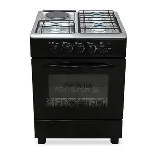 Ailyons Standing Cooker 3 Gas + 1 Electric 60x60cm