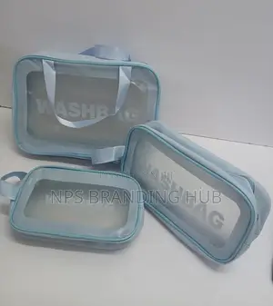 3-in-1 Transparent Makeup Organizer Bag