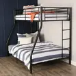 Kids Metal Bunk Bed - Black - 2