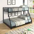 Kids Metal Bunk Bed - Black - 4