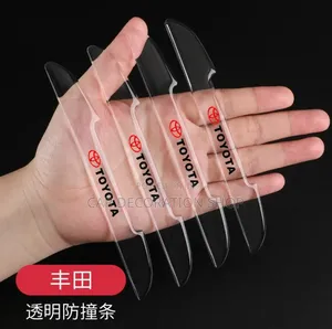 8pc Toyota Transparent Car Door Cup & Handle Protection Stickers