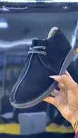 Clarks Desert Trek Black Suede - 1