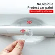 8pc Toyota Silicone Door Scratch Protector Film - 2