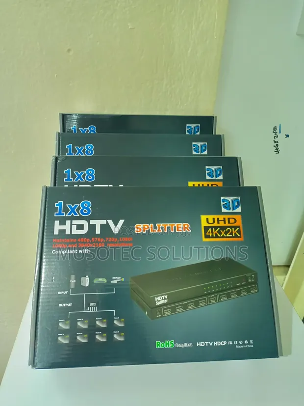 HDMI Splitter 1x8 4K UHD 3D - 1