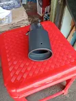 Universal Car Exhaust Tail Muffler Tip - Matte Black - 1