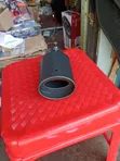 Black Exhaust Tip Screw-On Clamp - 1
