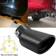 Universal Car Black Anti-Corrosive High-Temp Exhaust Tip - 1