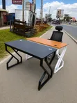 Boss Office Products Meza ya Ofisi ya Metallic Stand - 2