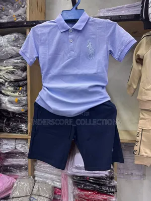 Boys' Tracksuit - Light Heather Gray with Pink Accents