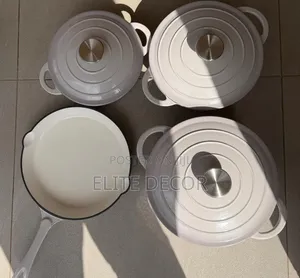 7-Piece Enamel Cast Iron Cookware Set – Durable & Stylish Kitchen Set