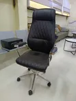 High-Back Leather Executive Office Chair - 3