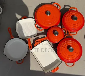 11-Piece Raw Cast Iron Cookware Set – Heavy Duty & Durable