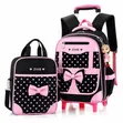 2-in-1 3D Children's Trolley Backpack - 2