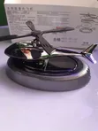 Car Air Freshener Helicopter - Solar Powered Rotating - 2
