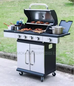 4+1 Burner Stainless Steel BBQ Gas Grill