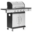 4+1 Burner Stainless Steel BBQ Gas Grill - 2