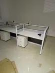 4-Way Imported Workstation - Modern Shared Office Desk - 4