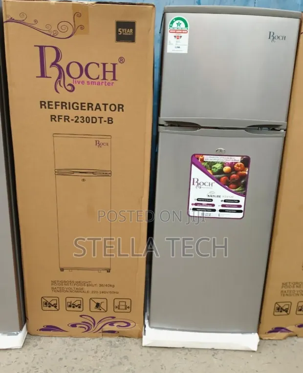 Roch RFR-230-DT-B 2 Door Refrigerator (181 Litres) - 1