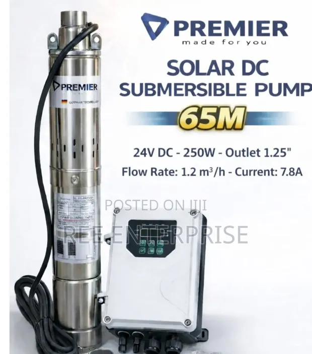 Solar DC Submersible Water Pump 65M 24V - 1