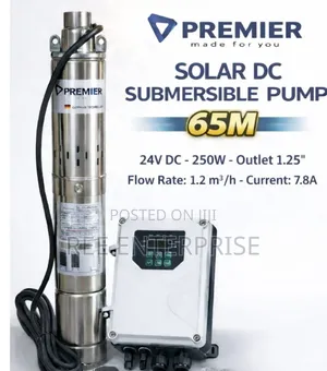 Solar DC Submersible Water Pump 65M 24V