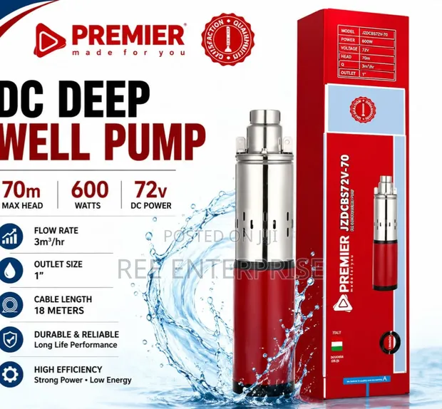 Premier DC Deep Well Pump - Brand New - 1