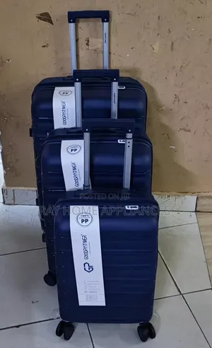 3-in-1 Unbreakable PP Suitcase Set (Size 4)