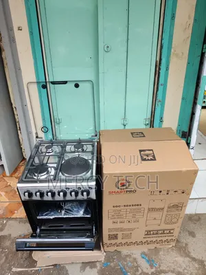 Smartpro 60x60cm Standing Cooker with Electric Oven