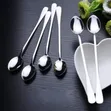 Boyuan Stainless Steel Long Tea Spoons - Set of 6 - 3