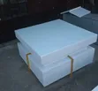 White Executive Modern Square Coffee Table with Metal Stand - 2