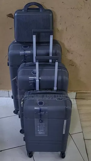 Grey Unbreakable 4-in-1 Suitcase Set