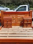 Dennis Furnitures - Vitanda vya Mahogany na Chuma - 2
