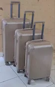 Brown Fibre Suitcase Set - Size 4 - 2