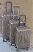 Set ya Mizigo 3-in-1 Kahawia Isiyovunjika - Size 4 - 1